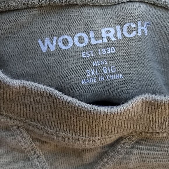 Woolrich light army green olive cotton short sleeve tshirt 🎈HOST PICK🎈 - Picture 5 of 8